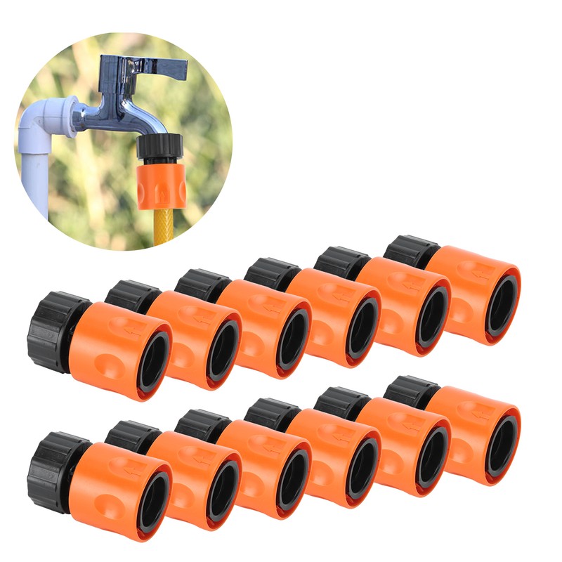 12Pcs Hose Quick Coupling Connector Fitting G3/4 Female Thread Garden