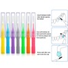 100 piezas de cepillos para limpiador, cepillo interdental, palillo de