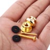8sets Replacement Guitar Strap Button Metal Guitar Strap End Pins