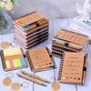 60 Pcs Employee Appreciation Gifts Inspirational Spiral Notebooks with Sticky