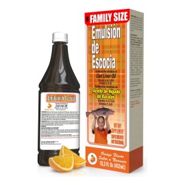 Emulsion De Escocia Aceite De Hígado De Bacalao 15.3 Oz