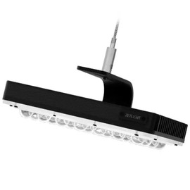 Zetlight E3 24W Plant LED Light with Flex Neck Mount and Rotary Dimmer Wired Controller for Aquarium. Suitable for Freshwater. 5.9"x3.7"x1.2"