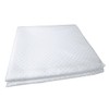 Euroshowers WHITE DIAMOND FABRIC SHOWER EXTRA LONG AND EXTRA WIDE