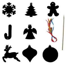 Meerestiere Kratzbilder für Kratzpapier Regenbogen Scratch Art mit Holzstiften Seile DIY Meerestiere Zeichnen Basteln für Party Mitgebsel