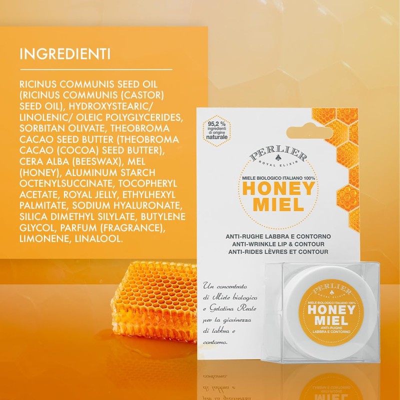 Perlier Honey AntiRughe Labbra and Contour Honey