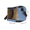 Bird Carrier Bag Transparent Portable Lightweight Breathable Parrot Travel Cage