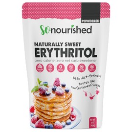 Powdered Erythritol Sweetener - 1:1 Sugar Substitute, Keto - 0 Calorie, 0 Net Carb, Non-GMO (1 lb/16 oz)