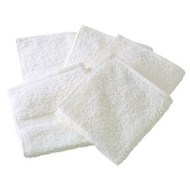 Hotel Hand Set of 5 Hand Towels, Made in Japan, Senshu Towel (Approx. 12.6 x 13.0 inches (32 x 33 cm)), Off-White