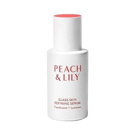 Peach & Lily - Suero Refinador de Piel de Cristal para el Rostro (1.35 onzas) - Suero de Ácido Hialurónico y Niacinamida - Piel Sensible - Vitamina B3, Durazno y Ñame, Péptidos - Cuidado Personal