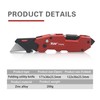 XW Folding Utility Knife with Screwdriver, 5-in-1 Multi-functional Heavy Duty