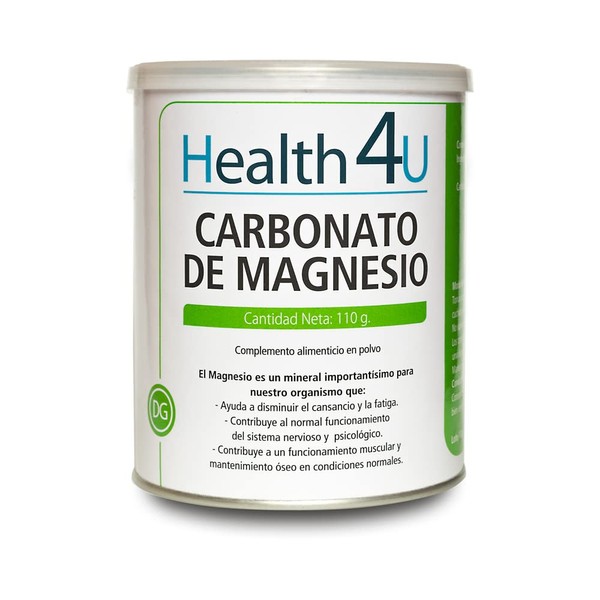 H4U Carbonato De Magnesio 110 G En Polvo