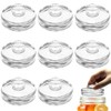 Glass Fermentation Weights for Wide Mouth Mason Jars, 9 Pack
