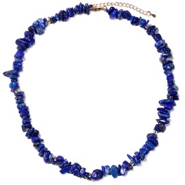 Jewboo Amethyst Rose Quartz Crystal Tumbled Chip Stone Chakra Necklace for Women Healing Crystals and Gemstones Bring Wealth and Luck Balance Meditation Jewelry Gifts (Citrine)