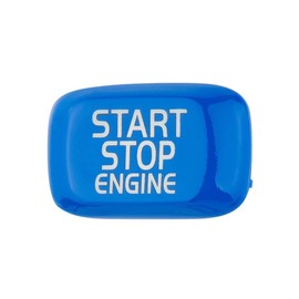 Car Engine Start Button Replace Cover Stop Switch Key Decor for Volvo V40 V60 S60 XC60 S80 V50 V70(Blue)