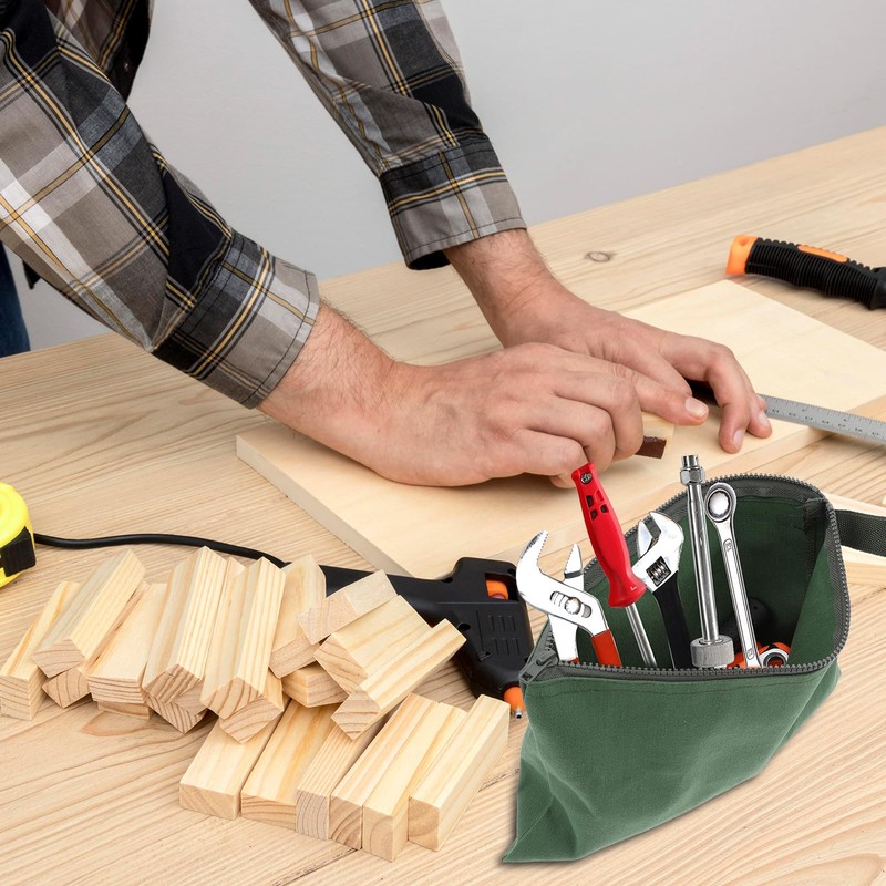12 Pcs Tool Pouches With Zipper 11.8 x 7.9 Inch