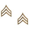 Rothco Sergeant Polished Insignia, Polished Gold