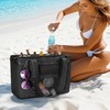 Yarwo Large Beach Bag with Insulated Cooler Section, XL Beach