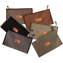 BULL TOOLS Heavy Duty 100% Dyed & Washed 15 Oz. Duck Canvas of 5MM Pure Brass Solid Zipper Tool Bag Organizer Multi Utility Tool Pouch - 6 Piece - (Tools are not Included)