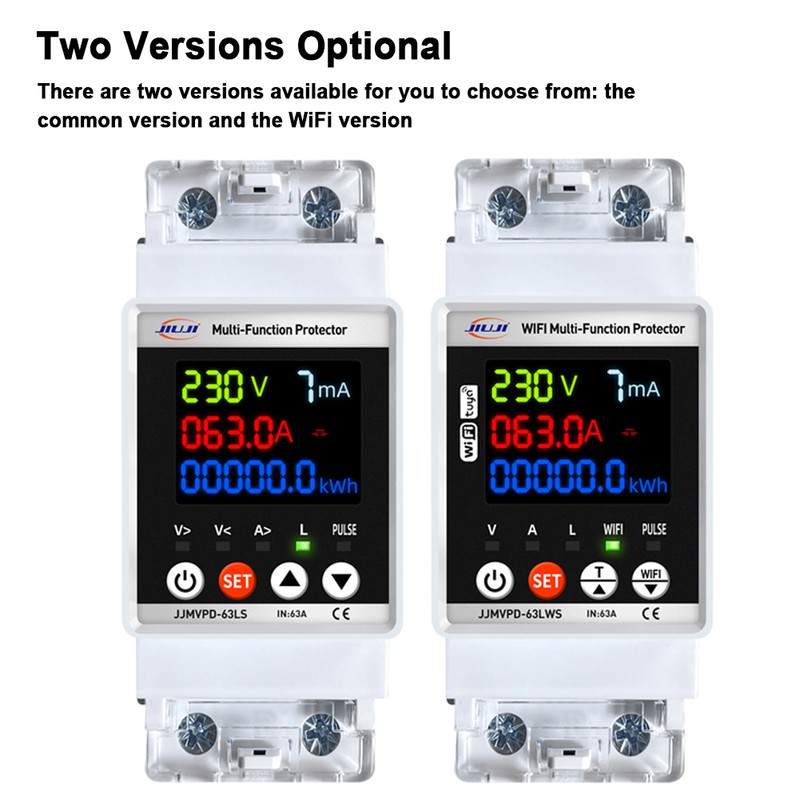 Tuya WiFi Automatic Reclosuring Protector Intelligent Circuit Breaker Single Phase
