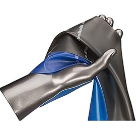 THERABAND Latexfreie Übungsbänder Professionelle Widerstandsbänder für Oberkörper, Unterkörper, und Rumpfübungen, Physiotherapie, Pilates, Heimtraining und Reha (Blau | Schwarz)