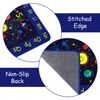 COZYLOOM Kids Solar System Educational Rug Galaxy Outer Space Kids