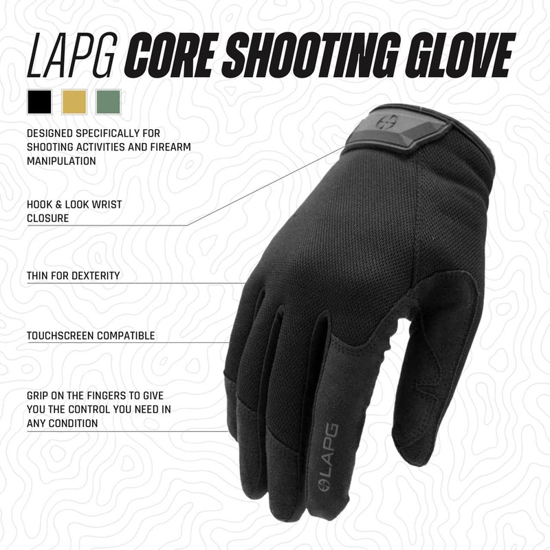 LAPG Men's Core Patrol Glove, Durable and Lightweight Tactical Work