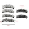 Magnetische Wimpern, 4 Stück kleberloser magnetischer Wimpernapplikator für Make-up-Anfänger