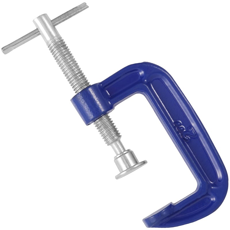 FUNSUEI 16 PCS 2 Inches C Clamp, Heavy Duty Iron