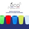 Eco-gobelets Drinking Cups 25 cl Red Translucent Pack of 100