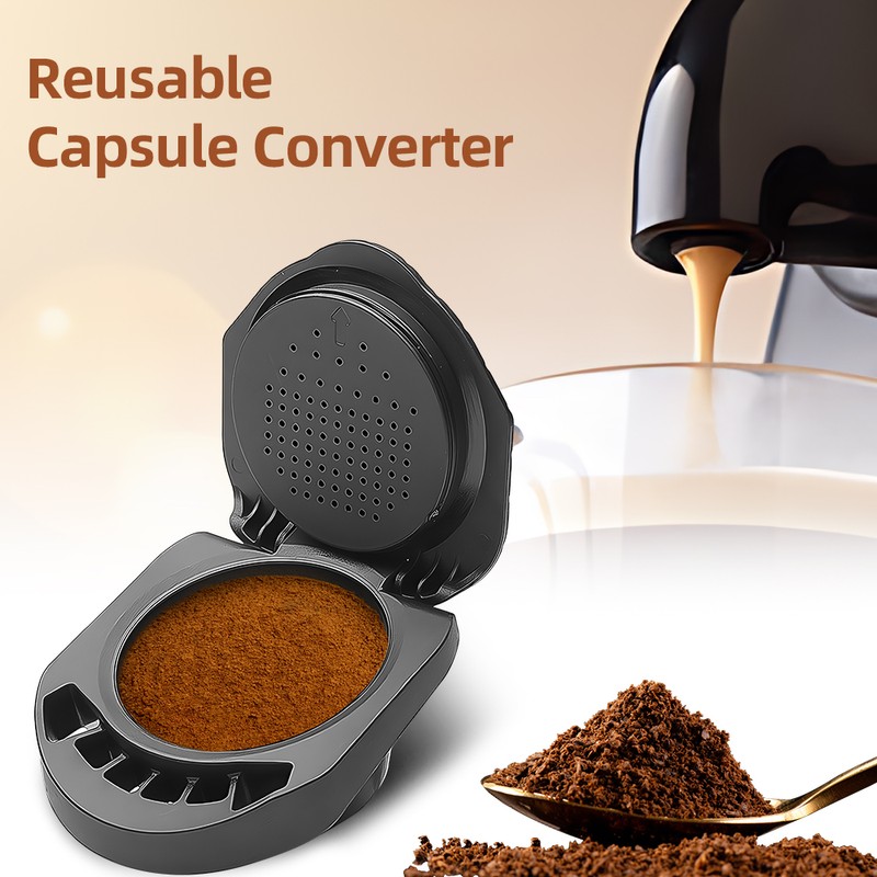 Reusable Coffee Pods Adapter Converter Holder for Espresso Refillable Coffee