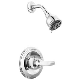 Delta Foundations 13 Series 2-Spray Shower Faucet Set, Chrome Shower Head and Handle Set, Valve Trim Kit, Chrome BT13210 (Valve Not Included)