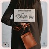 BLUE SINCERE Smartphone Pouch, Genuine Leather, Cowhide Leather, Cross-body Vertical,