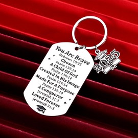 2025 Graduation Gifts for Him Her Class of 2025 High School Graduation Gifts Middle School Graduation Gifts Bulk Keychain Cool College Gifts for Students Nurse Master Religious Graduation Stuff
