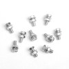 10 x 6mm Hex Bolts & Nuts, Connecting Angles, Assembly Washers, Repair, Fixing Hardware, Home & Office, Screws, Motorcycle Replacement, Display Stand Washers / 6mm 육각볼트 너트 10개 연결 앵글 조립 와셔 수리 고정 철물 가정 사무실 나사 오토바이 교체 진열대 와샤