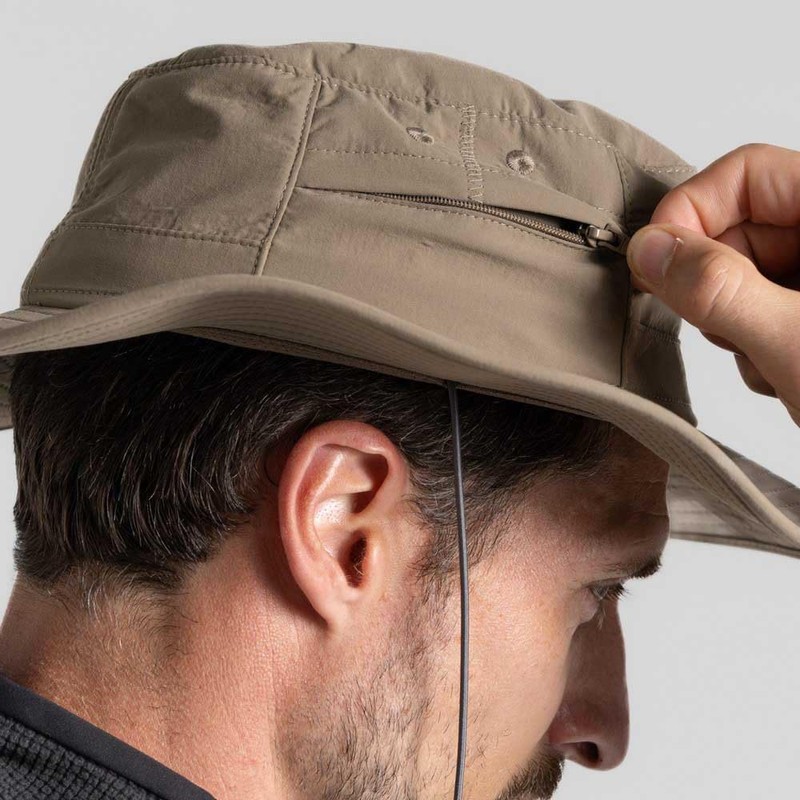 Craghoppers NosiLife Outback Hat II, Pebble Grey