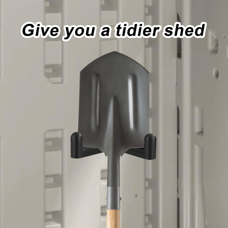 3pcs Shed Hooks for Rubbermaid, Resin Multi Purpose Shed Accessories