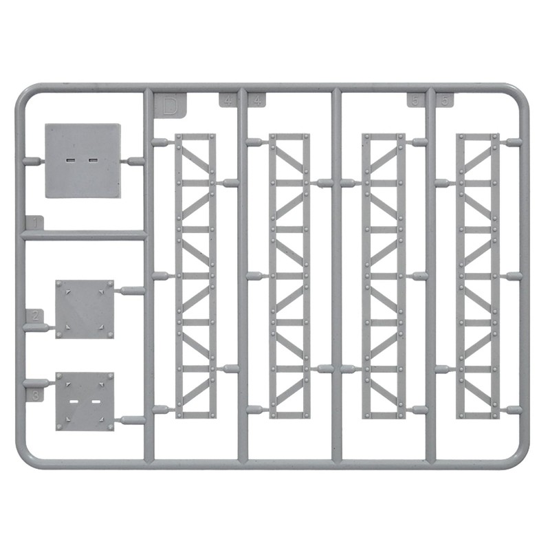 Miniart 1:35 Scale Telegraph Poles Plastic Model Kit (Grey)