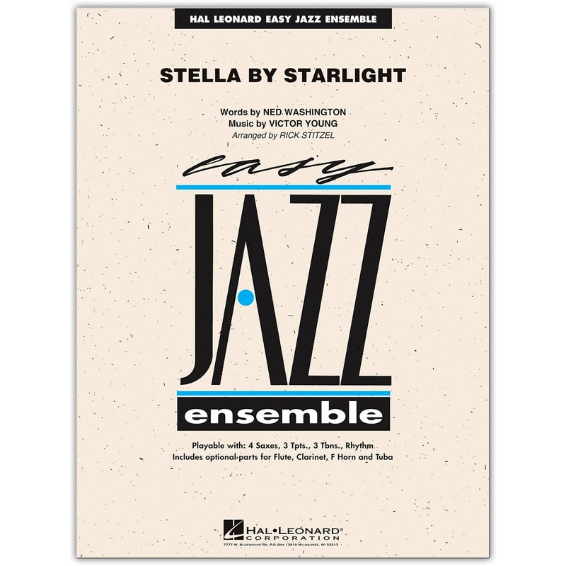 Hal Leonard Stella By Starlight - Easy Jazz Ensemble Series