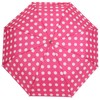 Drizzles Ladies Supermini Fashion Umbrella Pink White Spot