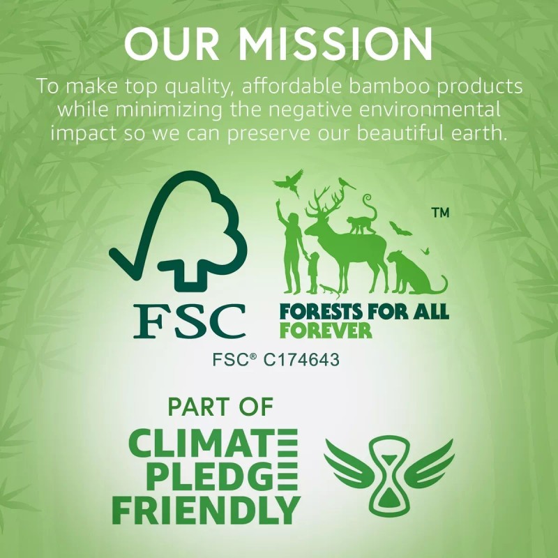 Ibambo Bamboo Everyday Napkins - 50 Pack, 2-Ply, Compostable Dinner