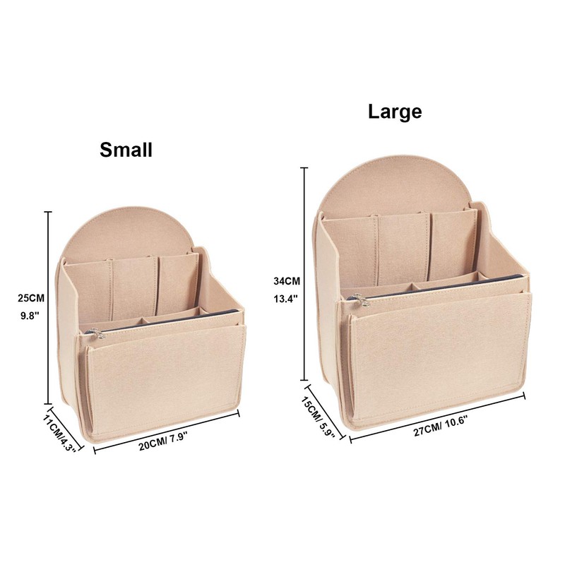 YIICOOLY Felt Backpack Organizer Insert,Purse Organizer for Men Women Backpack