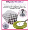 Kit 1 Piedra Jade+ 150 Etiquetas Metalicas+21 Pares De Parche