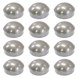 Chain Link Fence 3" (2 7/8" OD) Round Dome External Post Caps | Die Cast Aluminum Caps | Chain Link Caps | (Pack of 12)