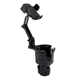 MAD HORNETS 2-in-1 Car Cup & Phone Holder, Universal Drink and Smartphone Mount with 360° Rotation, Multi-Functional in-Car Accessory for Vehicles, Fits Most Phones and Cup Sizes
