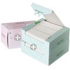 Large capacity embossing cotton pads 300 sheets / 대용량 엠보싱 화장솜 300매x3박스(총900매)순면 100% - 4.엠보 2개+소프트1개