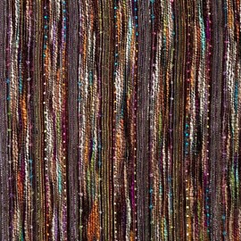 Humble Hilo Multi-Colored Scarf/Shawl for Women Lightweight Head or Neck Scarf (Light Brown/Purple)