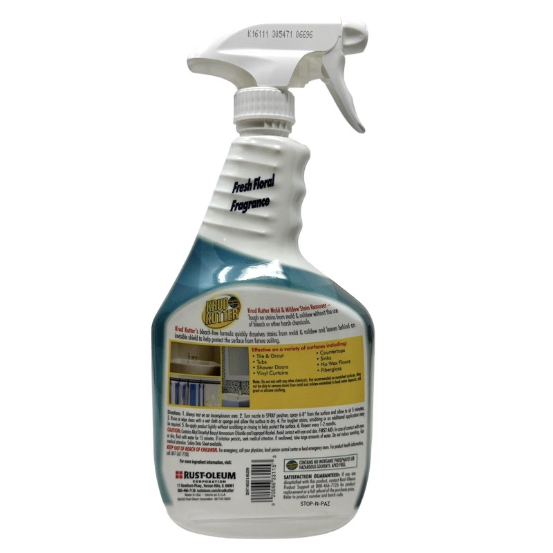 Krud Kutter Mold & Mildew Stain Remover Spray Floral Fragrance