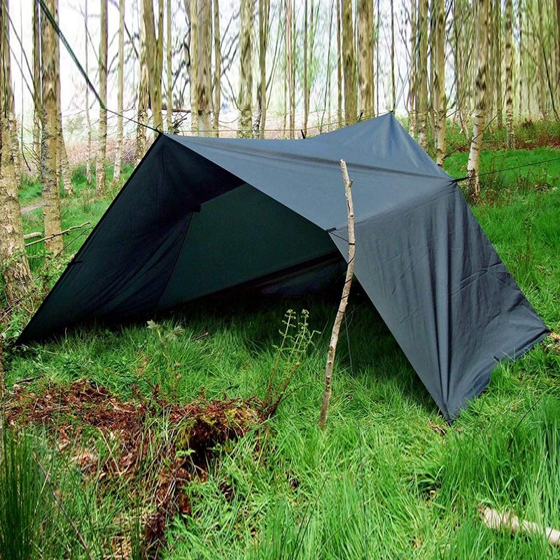 KALINCO Waterproof Camping Tarp Tent Hammock Rain Fly, 10X10FT/10X15FT, Mutifunctional