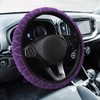 Lecctso Lecctso Fuzzy Steering Wheel Cover, Universal 15'' Steering Wheel
