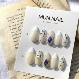 New summer product recommendationUyuni Desert Nail Tips - Long Oval / 여름신상 추천우유니사막 네일팁 - 롱오벌